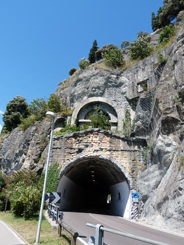 Loc. Monte Brione: 'Fels-batterie', cannoniera