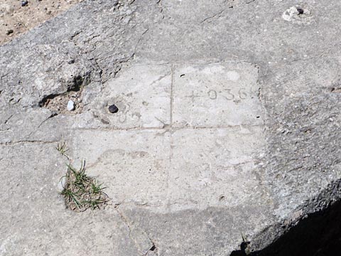 Loc. Monte Brione: piazzola, particolare