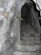 Loc. Porto San Nicolò (adiacenze galleria sotto il Monte Brione): scale che conducono alla camera di combattimento