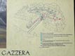 Planimetria di Forte Gazzera, riportata su un tabellone