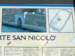 Planimetria di Forte San Nicolò, riportata su un tabellone