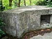 Loc. Ca' Roman: bunker, particolare della piazzola ricavata sulla sommit�