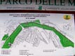 Planimetria delle mura magistrali in sinistra Adige (rondella di San Zeno in Monte e batterie asburgiche), riportata su un tabellone