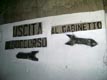 Milano - ricovero antiaereo casalingo, scritte